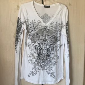 Bling long sleeve shirt